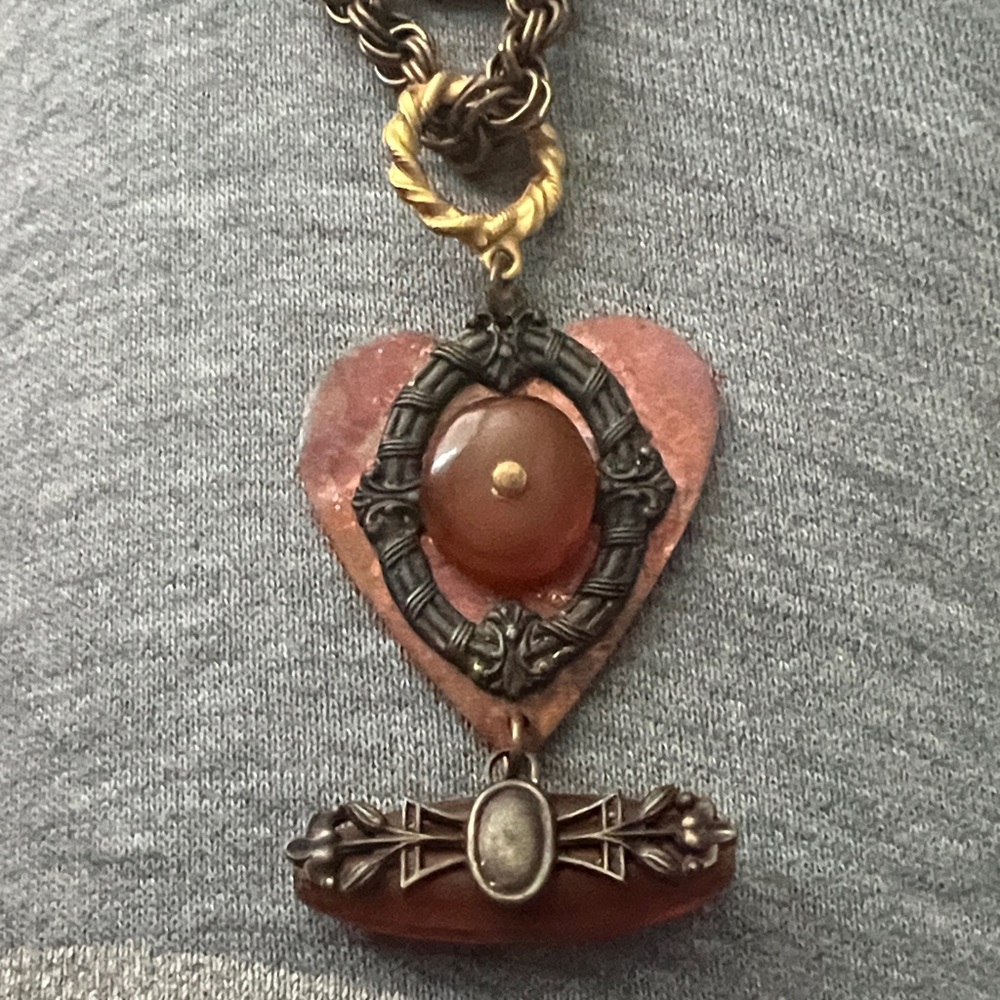 Elegant Heart Pendant Necklace